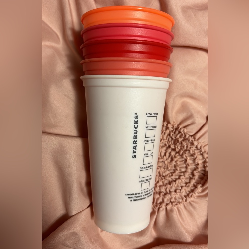 Starbucks reusable cups